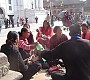 Strassenverkäuferinnen im Zentrum Katmandus